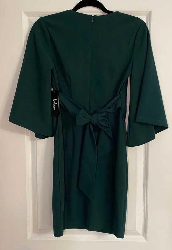 NWT Lulu’s Green Glimpse Of Glamor Mini Dress - Image 7