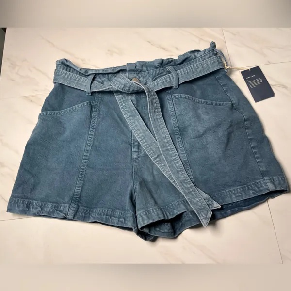 Universal Threads NWT Medium Blue paper bag Shorts with waist tie size 12 - Image 2