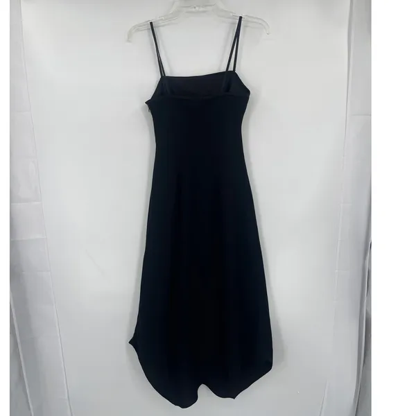 Vtg 90s Jones New York Asymmetric Dress Sz 6 LBD Slip Y2K Grunge Cocktail Hoco - Image 8