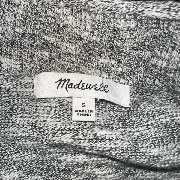 Madewell Bradley marled academia S preppy cardigan - Image 4