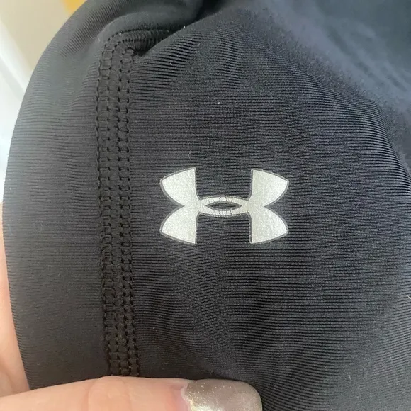 Under Armour Compression Heat Gear‎ Black Leggings in size Large - Image 5