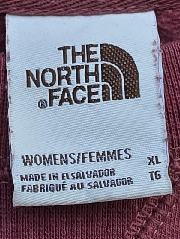 The North Face Heritage Womens Crewneck Sweatshirt Pink Logo Patch Size XL - Image 3