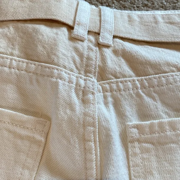 Wrangler ATG Utilitarian Wide Leg Urban Outdoors Cream Jeans Sz 4 - Image 8