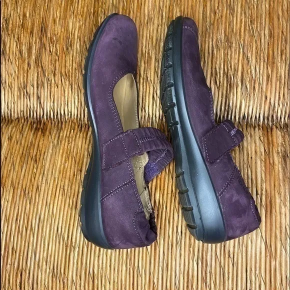 Hotter Purple Suede Mary Janes Size 9 - Image 3