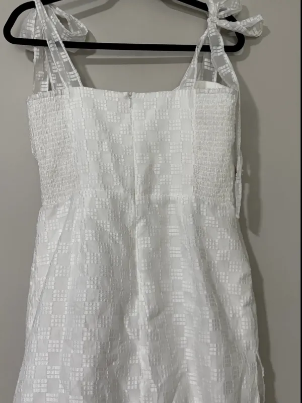 NEW AMANDA UPRICHARD keenan sleeveless romper in ivory - Image 8