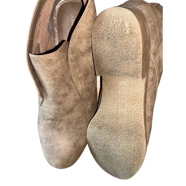 Indigo Rd. Taupe‎ Ankle Booties Women's Size 7.5M Slip On Casual - Image 5