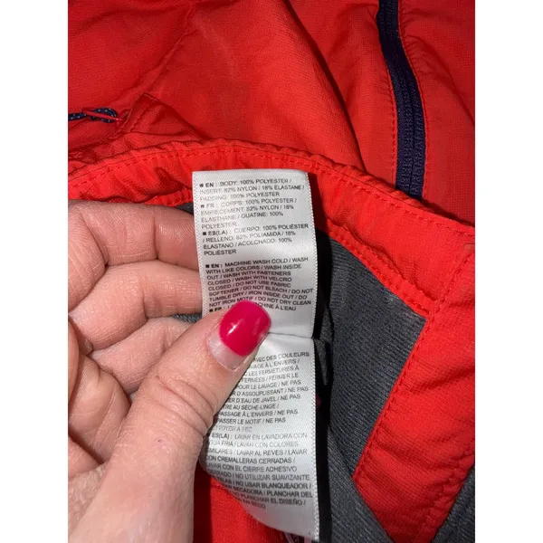 Salomon ClimaWind Jacket Women‎ Red Grey Excellent Windbreaker Softshell Running - Image 4