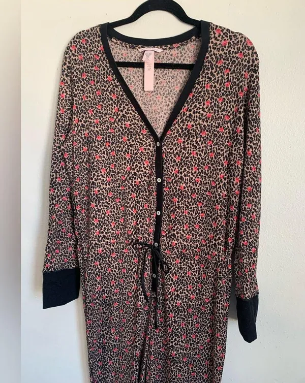 Victoria’s Secret leopard print onesie large - Image 3