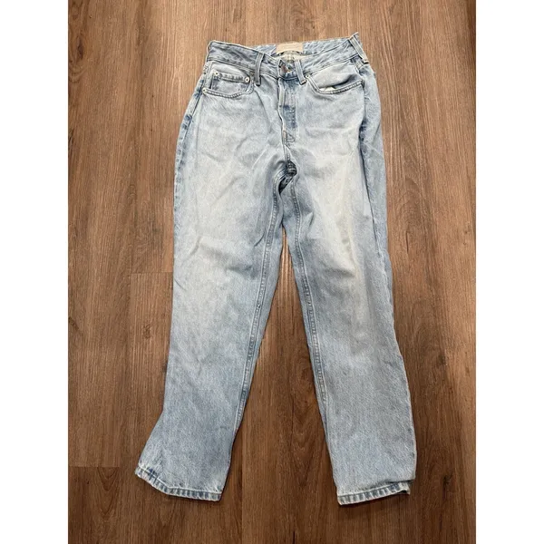 Everlane Jeans Womens 27 Blue Crop The Curvy 90s Cheeky Straight‎ Organic Cotton - Image 2