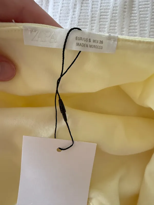 ZARA Yellow Dress Mini - Image 4