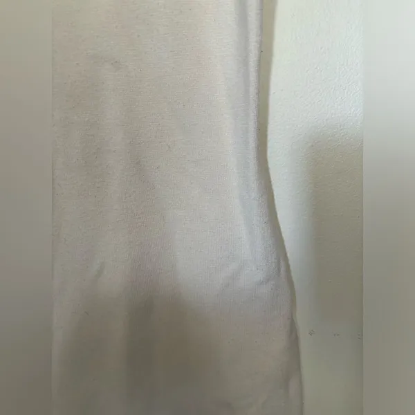 Abercrombie & Fitch Ribbed Sleeveless Dress Size Small Off White - Image 10