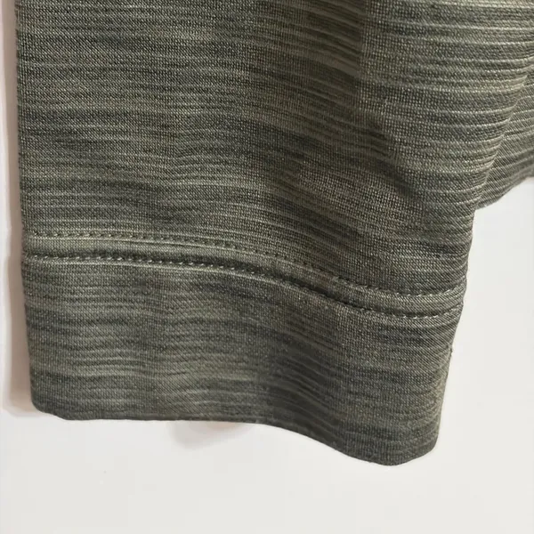 The North Face Womens Olive Green Cowl Neck Fleece Pullover Sweatshirt Small - Image 2