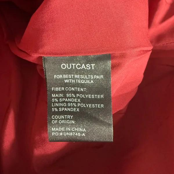 Outcast Tutu Mini Dress Red, M Red Size M - Image 3