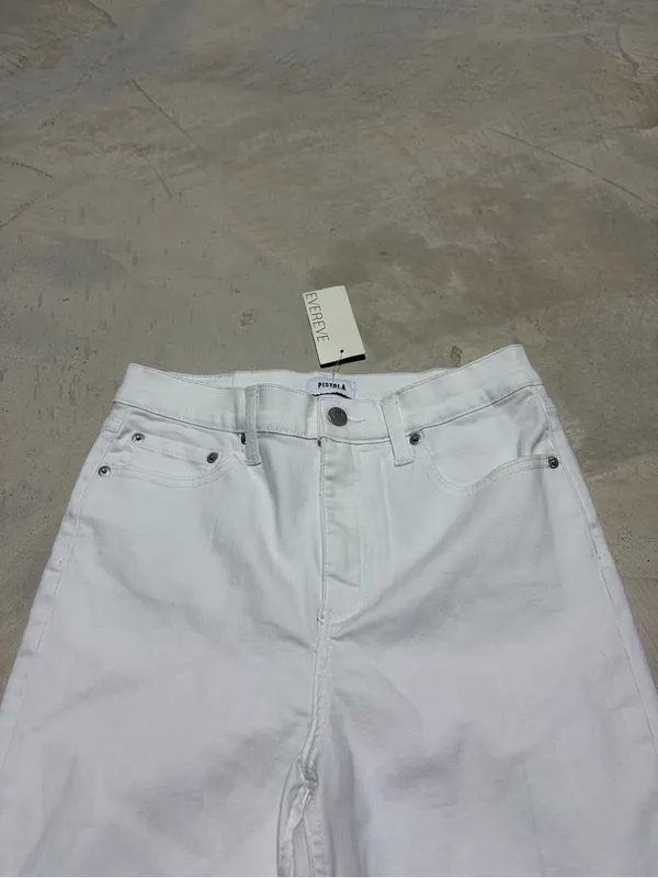 Pistola NWT Lennon crop boot Women’s White Jeans 29 MSRP$148 - Image 4