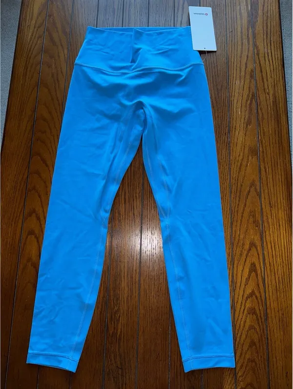 Lululemon Align No Line High Rise 25” Ocean Wave Size 6 NWT - Image 3
