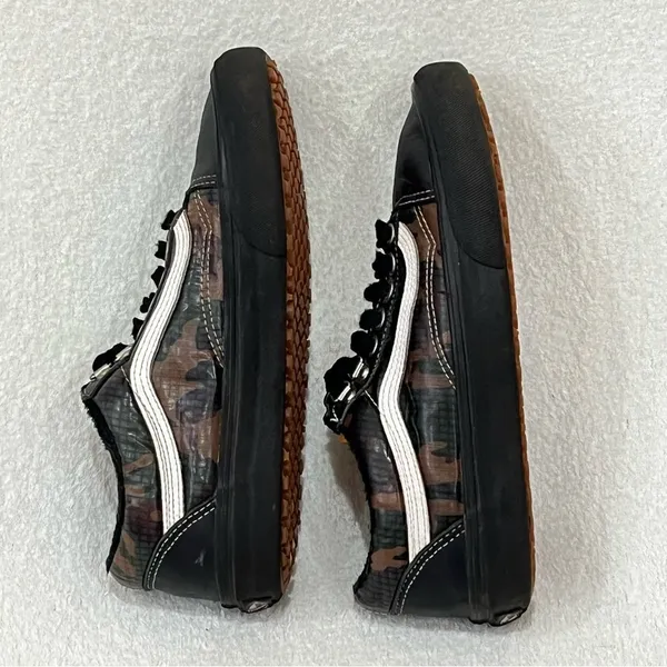 Vans Black Camouflage Old Skool MTE All-Weather Skate Shoes Size 9 - Image 9