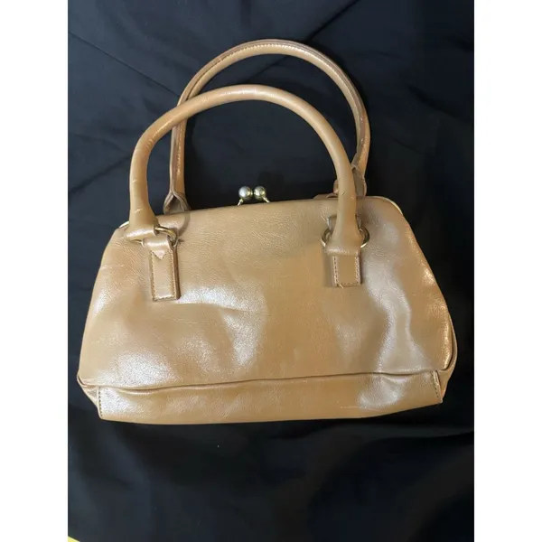 ALDO tan leather shoulder bag purse classic - Image 5