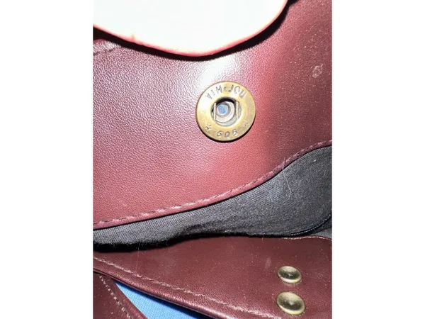 Yih Jou 605 Brown Genuine Leather Textured Large Tote Bag - Image 11