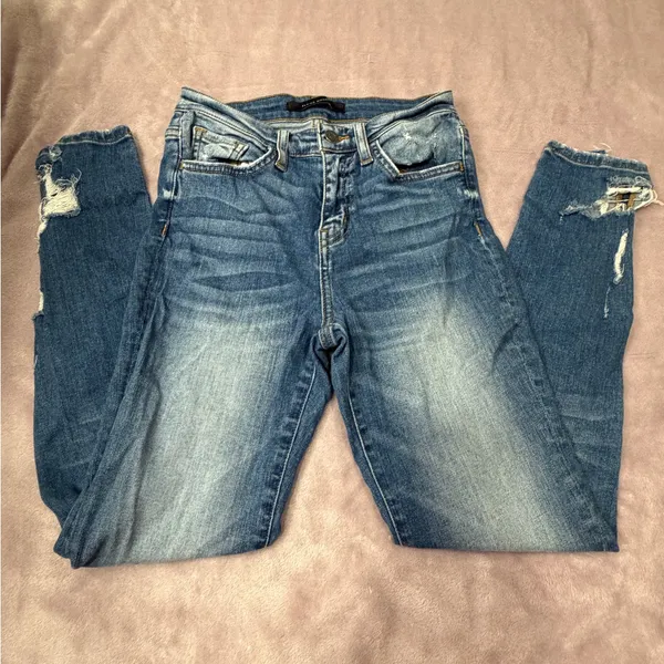 Vervet Flying Monkey (Buckle) Blue Denim Jeans - Image 2