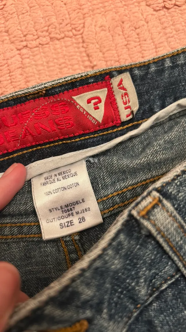 Guess Denim Mini Vintage Skirt - Image 4