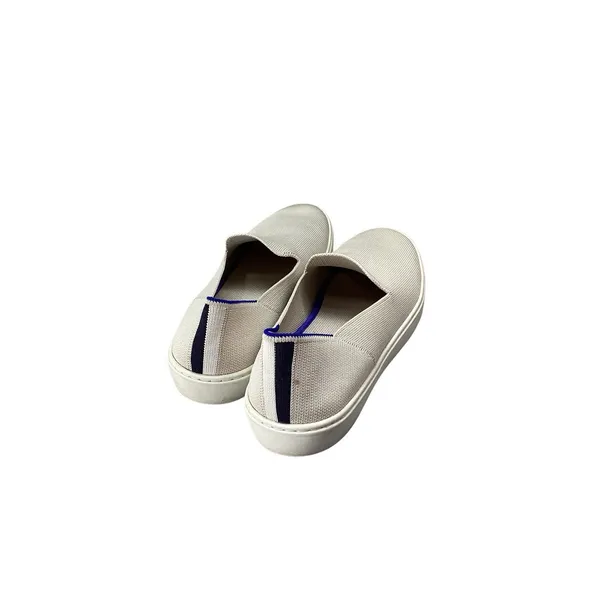 Rothy's Women's The Original Slip On Sneaker White Sand Textile Size 10‎ - Image 3