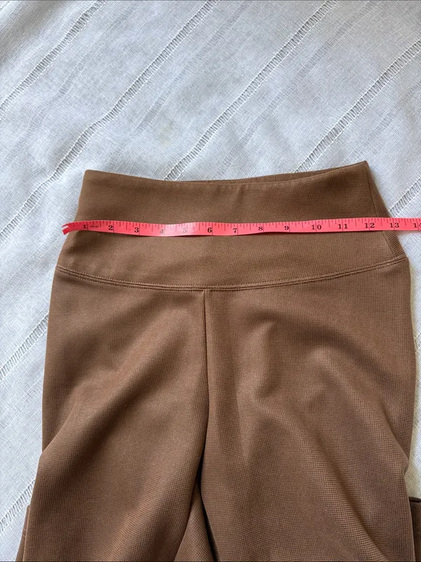 White House Black Market's signature Runway Leggings in chocolate - Image 10