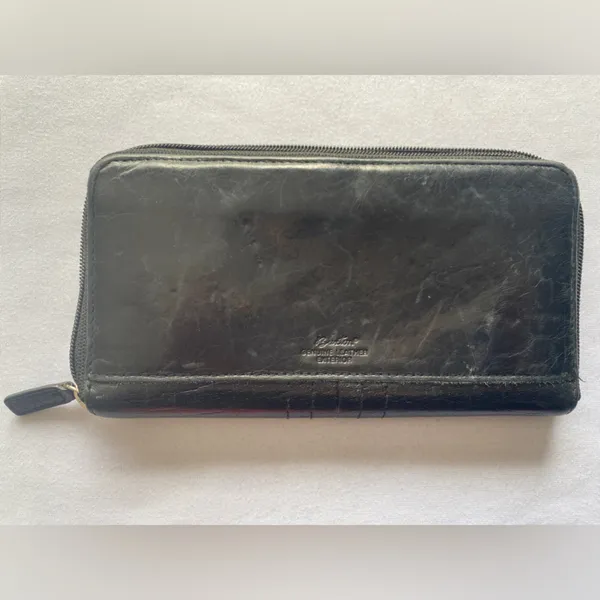 Burton Genuine Leather Exterior Black Wallet‎ - Image 4