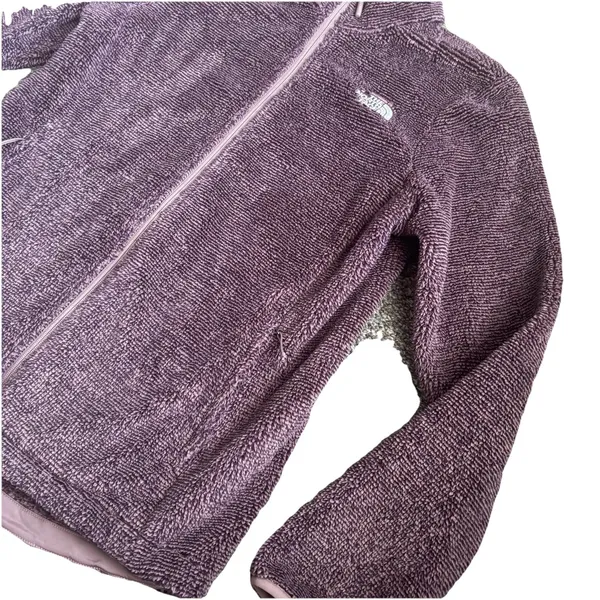 The North Face‎ Women's Thick Purple Zip Up Fleece very warm Size Medium. - Image 2