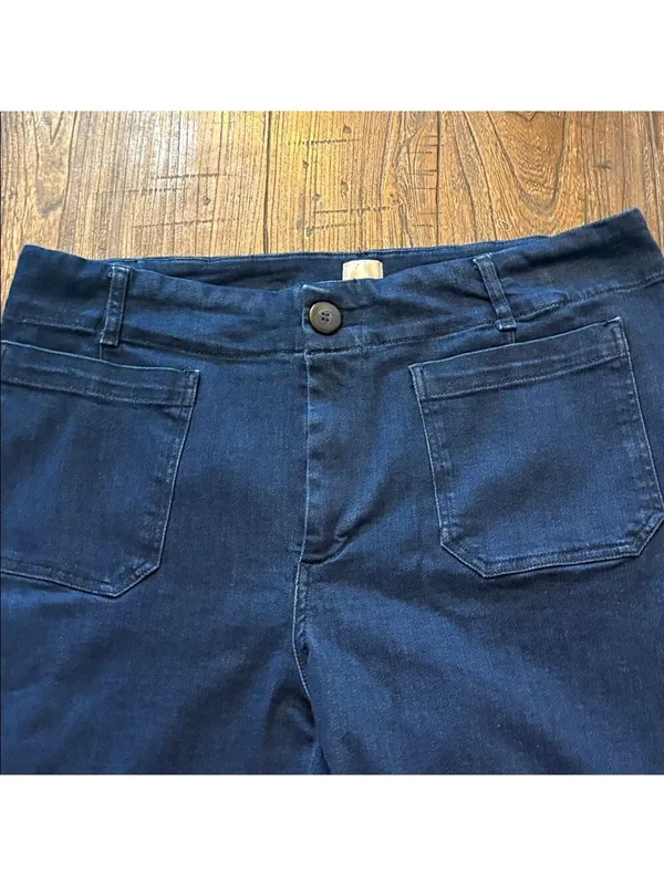 Anthropologie Maeve The Colette Embellished‎ Sequin Wide-Leg Jeans 16W NWT - Image 5