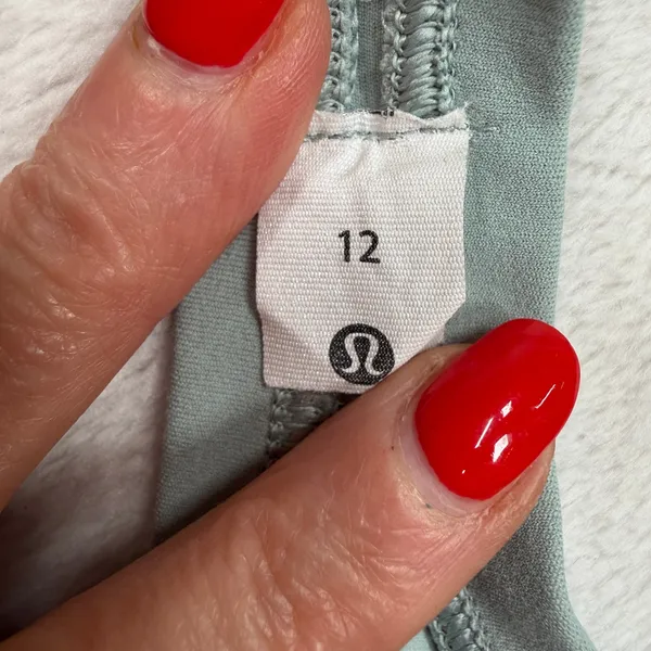 Lululemon 12 Cool Racerback Tank Top Shorter Length Nulu Tidewater Teal Active - Image 4