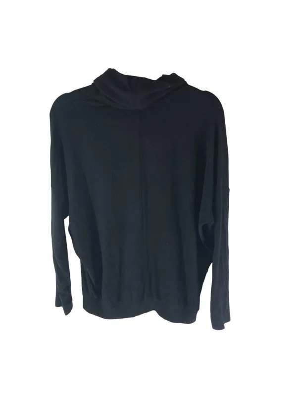 Z Supply Womens Lightweight Cowl Neck Dolman Sleeve Gathered Waist Black S - Image 2