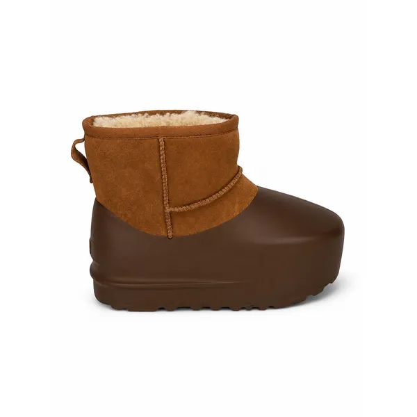 New! UGG Classic Mini Pumped Molded Boots – Chestnut – Women's Size 8 - Image 4
