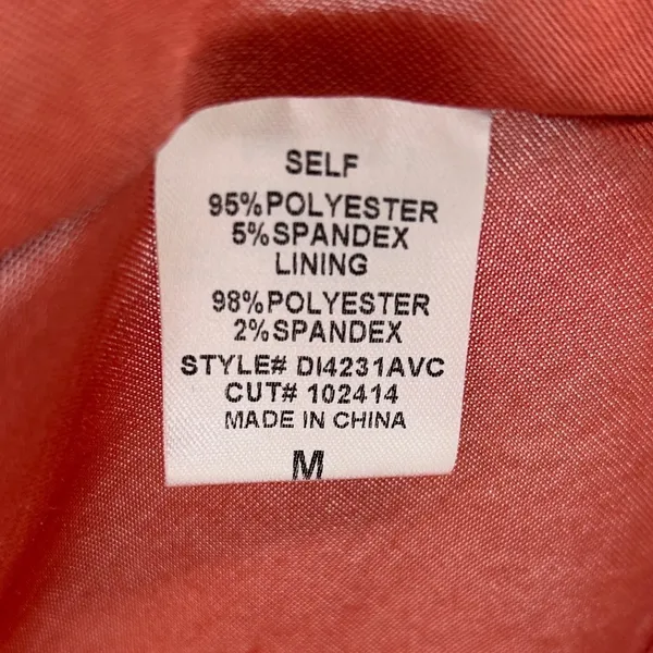 VICI Rust Orange Ruched Asymmetrical Halter Neck Bodycon Midi Dress Size Medium‎ - Image 5