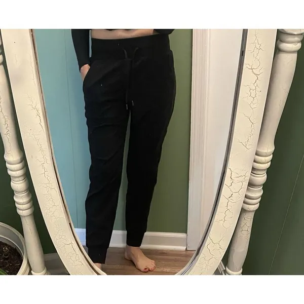DYI Women’s Black High Waist Jogger Pants Size S Stretch Cuffed Activewear - Image 7