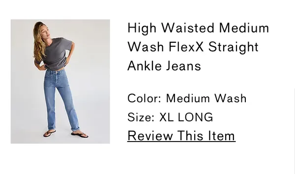 Straight Leg Jeans - Image 3