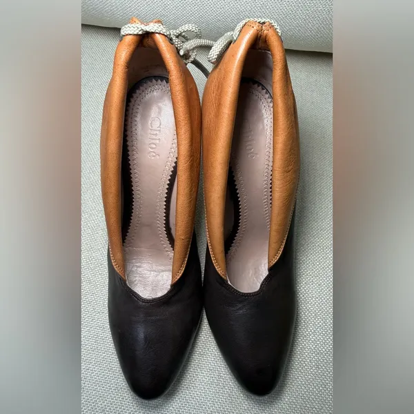 Vintage Chloe Muttone Gibbon Calf Heels EU SIZE 39 - Image 7