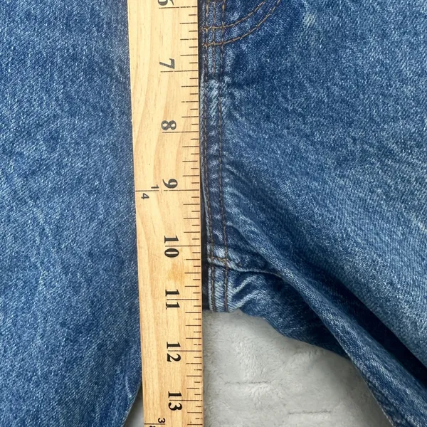 Reformation Cary/Val 90s High Rise Jeans Cotton Blue Wash Classic Womens‎ 24 - Image 6