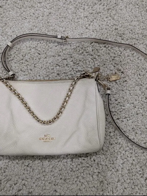 coach carrie crossbody/shoulder bag cream - Image 4