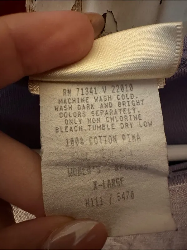 L.L. Bean Women’s Vintage 100% Pima Cotton Long-Sleeve Crewneck Tee XL Y2K - Image 6