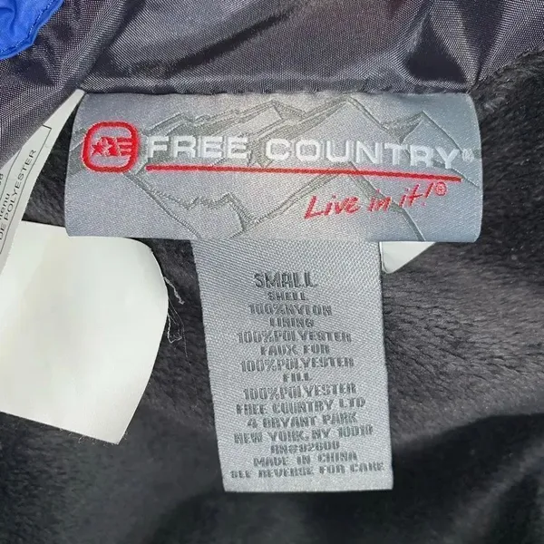 Free Country blue puffer marshmallow S gorpcore coat - Image 2