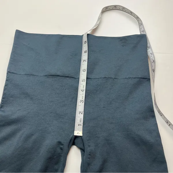 Blanqi Everyday Maternity Belly Support Legging‎ Womens Medium Blue Grey Gray - Image 6