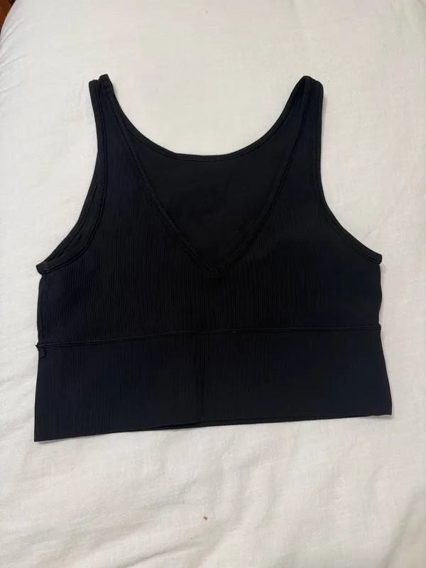 Lululemon Power Pivot Ribbed Tank - Black - Image 5
