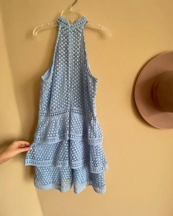 Halter Tiered Dress Size M - Image 2