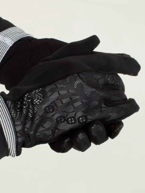Lululemon Frosty Run Reflective Gloves in Black Lace - Image 2