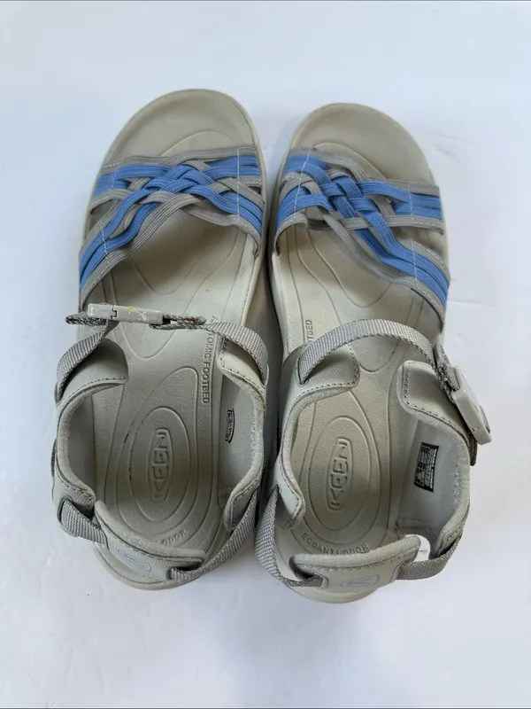 KEEN Kids Gray and Blue Sport Sandals - Image 3