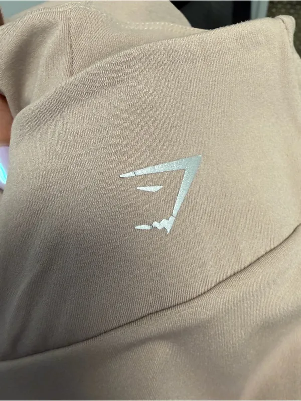 Gymshark Beige High Waisted Training Leggings Size Large - Image 3
