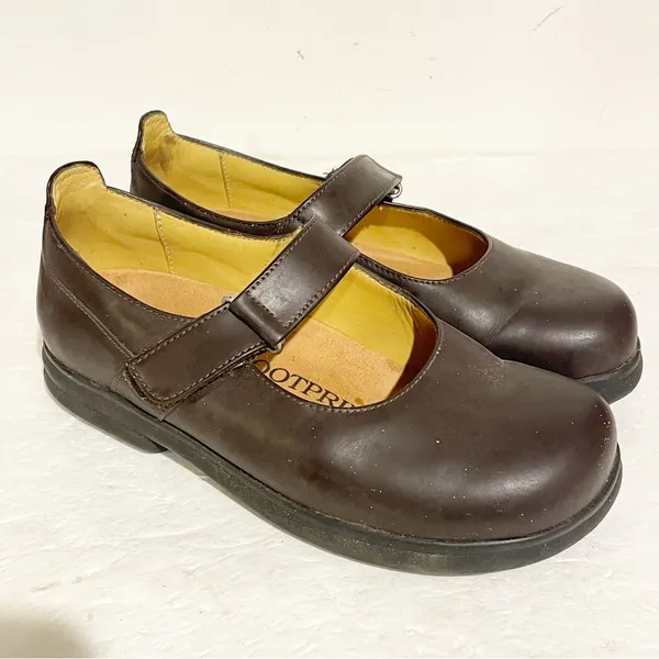 Birkenstock Footprints Size‎ 36 Annapolis Dark Brown Leather Shoe Babydoll - Image 3