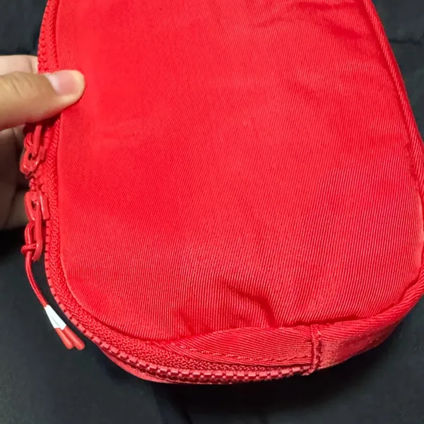Fabletics Red Zip Travel Pouch Bag | New With Tags - Image 11