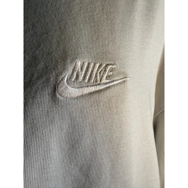 Nike Sportswear Club Cropped Hoodie Gray Sweatshirt XL Athleisure Sporty‎ - Image 4