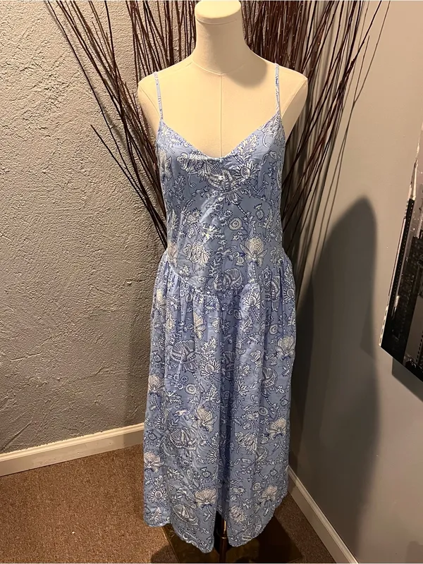 🌸NWT ROLLER RABBIT FLORAL VINES DROP WAIST MAXI🌸 - Image 2